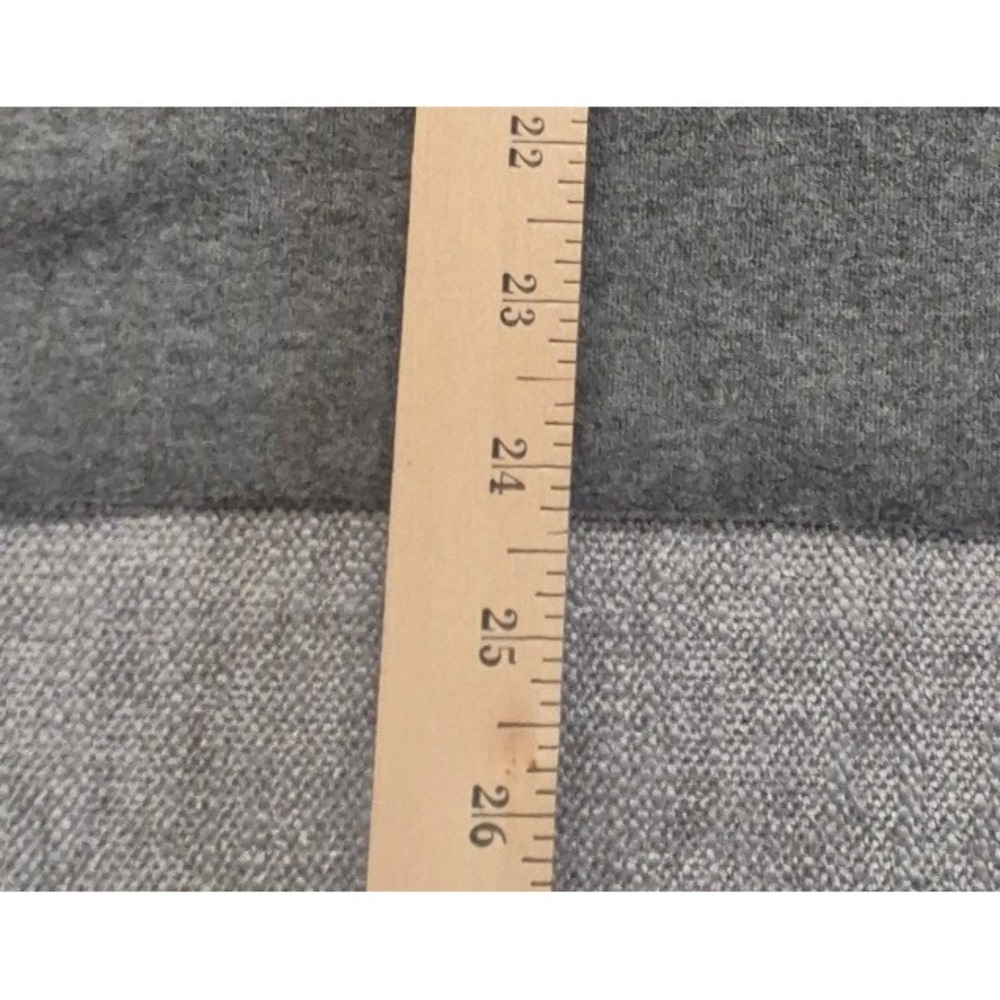 Gerui Si women's gray cowl neck hoodie LG Wolf Logo Thumb Holes Pullover - Picture 12 of 14